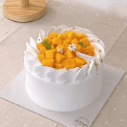 Mango Custard Cake